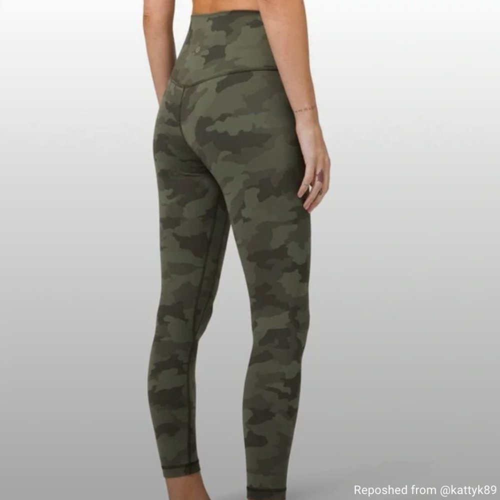 Camo Lululemon Wunder Under Leggings